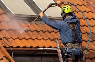 Démoussage et hydrofuge de toiture à Courant
